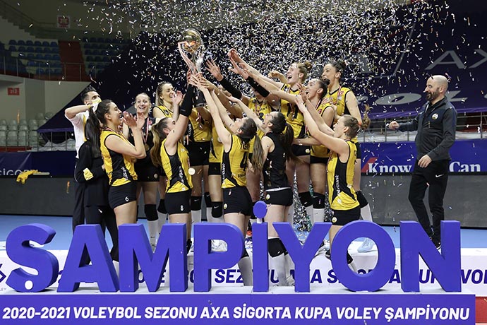 VakıfBank, yedinci kez Kupa Voley şampiyonu