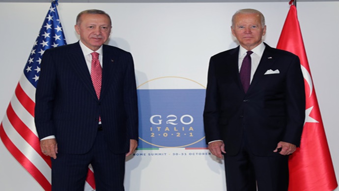 Cumhurbaşkanı Erdoğan, ABD Başkanı Biden ile görüştü