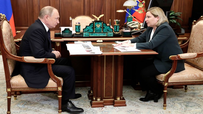 Vladimir Putin had a working meeting with Minister of Culture Olga Lyubimova