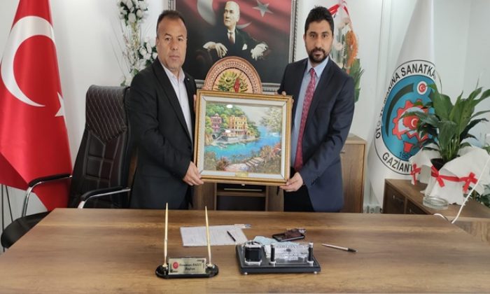 HÜSEYİN KIRAN `DAN BAŞKAN RAMAZAN BALCI` YA HAYIRLI OLSUN ZİYARETİ