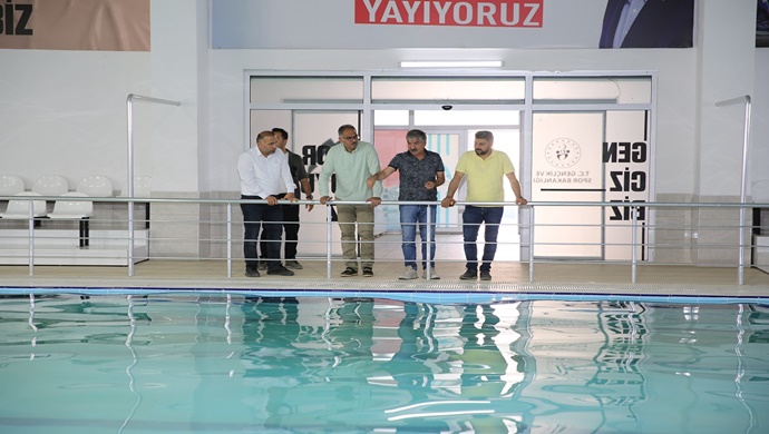 Eyyübiye Yarı Olimpik Yüzme Havuzu Açılışa Hazır