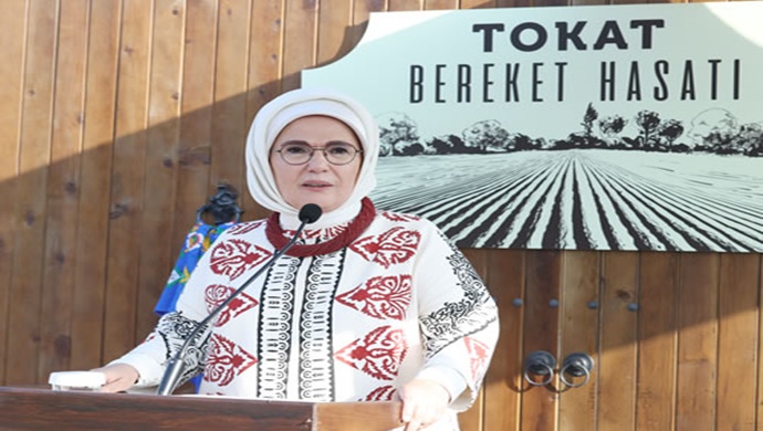 Emine Erdoğan, Tokat’ta “Bereket Hasadı Programı”na katıldı