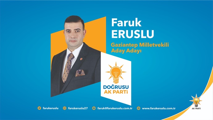 FARUK ERUSLU: 14 MAYIS TÜRKİYE’NİN YÜZYILINDA BİR DÖNÜM NOKTASI OLACAKTIR