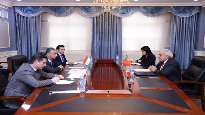 Meeting of the First Deputy Minister of Foreign Affairs of the Republic of Tajikistan with the Special Envoy of Portugal