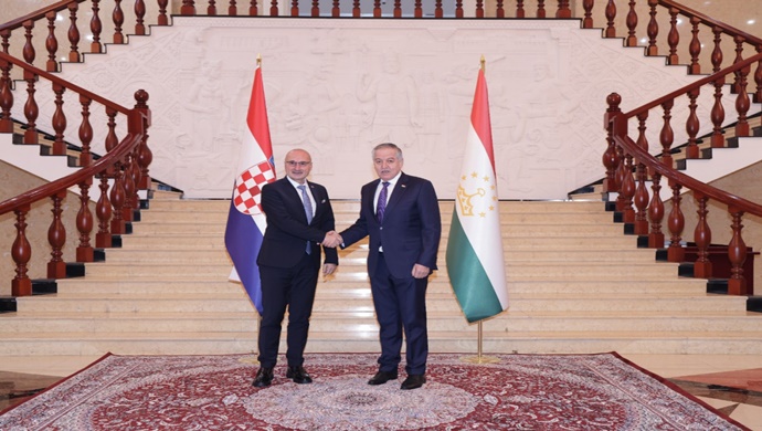 Meeting of the Minister of Foreign Affairs of Tajikistan with the Minister of Foreign and European Affairs of Croatia