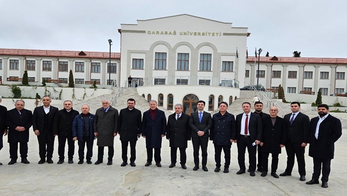 Türkiyə nümayəndə heyəti Qarabağ Universitetində olub