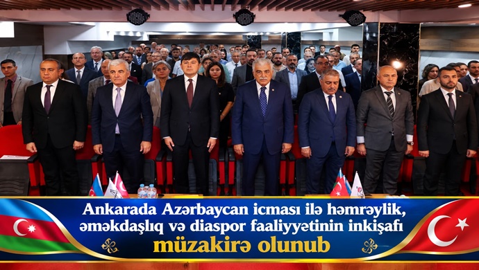 Ankarada Azərbaycan icması ilə həmrəylik, əməkdaşlıq və diaspor fəaliyyətinin inkişafı müzakirə olunub