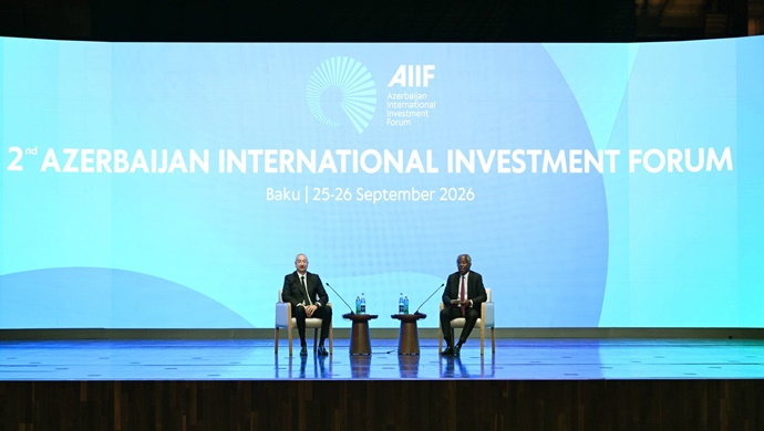 Ilham Aliyev attended event held as part of 2nd Azerbaijan International Investment Forum